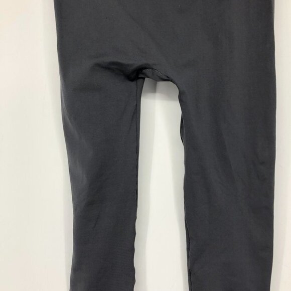 Gymshark fit leggings solid grey with pink waistband workout gym pants - Picture 9 of 15